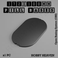 Pill Bases Range - 3d Print Full Range Tabletop Games
