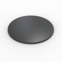 180mm Round Plain Black Plastic Bases 3d Print
