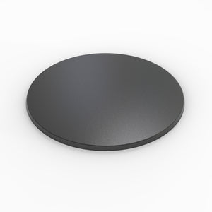 180mm Round Plain Black Plastic Bases 3d Print