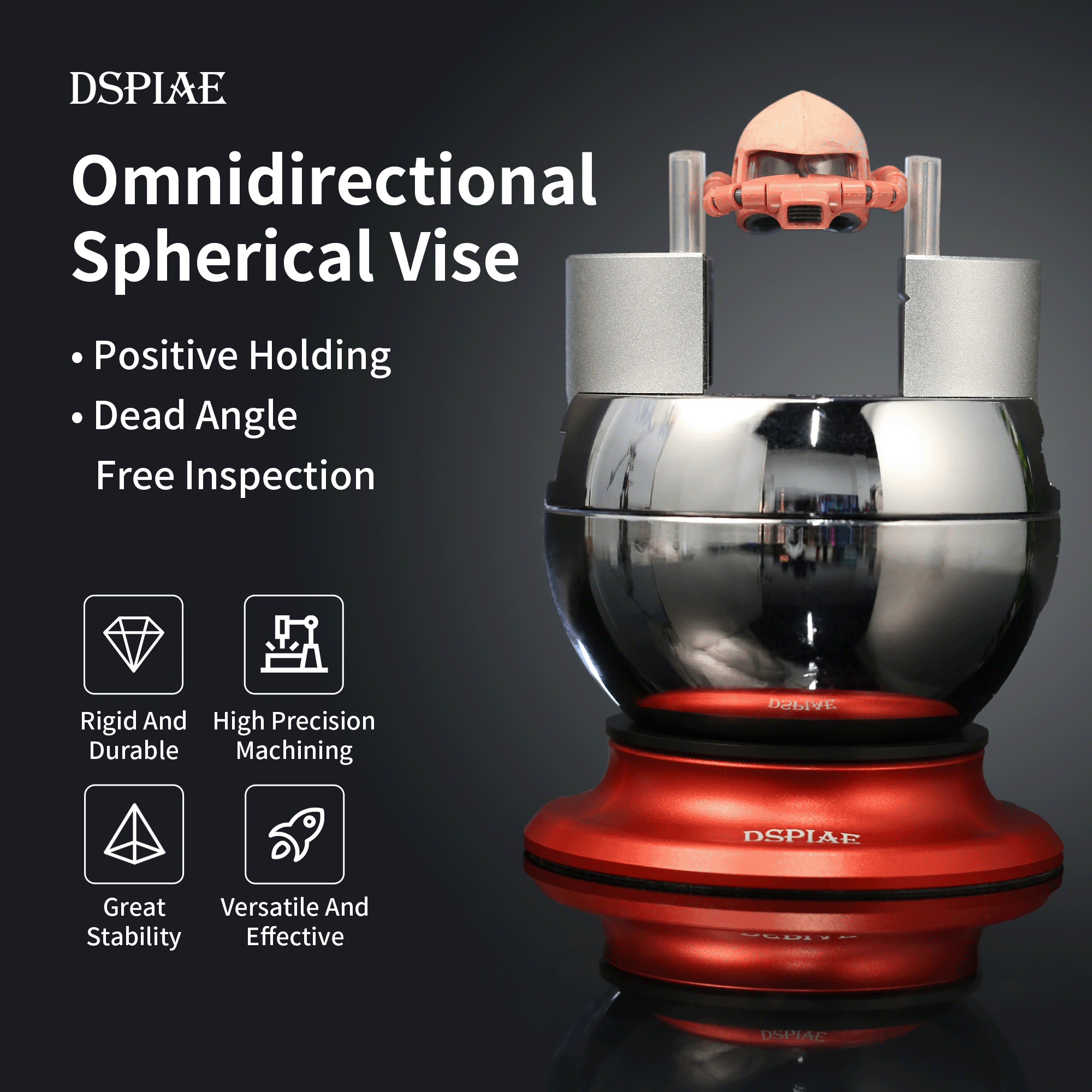 DSPIAE AT-SV Omnidirectional Spherical Vise