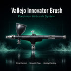 Vallejo Innovator Airbrush 90001 2-in-1 Dual Action Gravity Feed 0.2 & 0.3mm