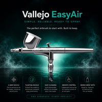 Vallejo EasyAir Airbrush 90003 Beginner Dual Action Gravity Feed 0.3mm
