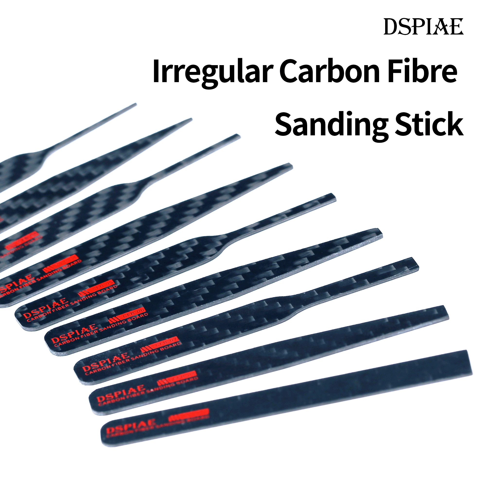 DSPIAE CFB-S01 Irregular Carbon Fibre Sanding Stick