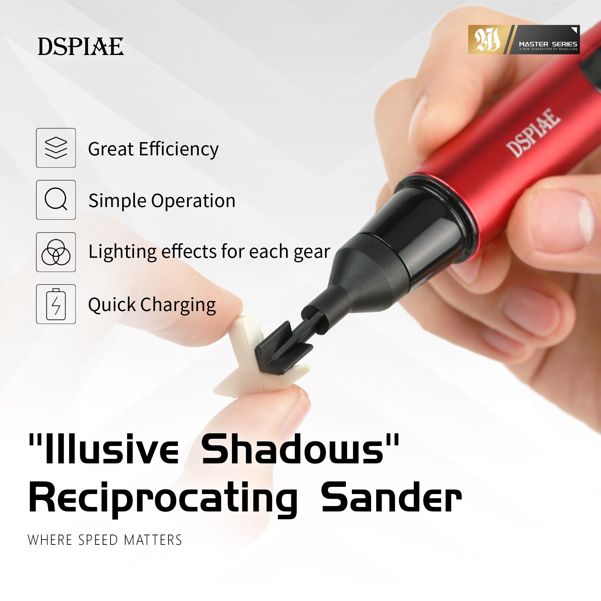 DSPIAE ES-A Illusive Shadows Reciprocating Sander