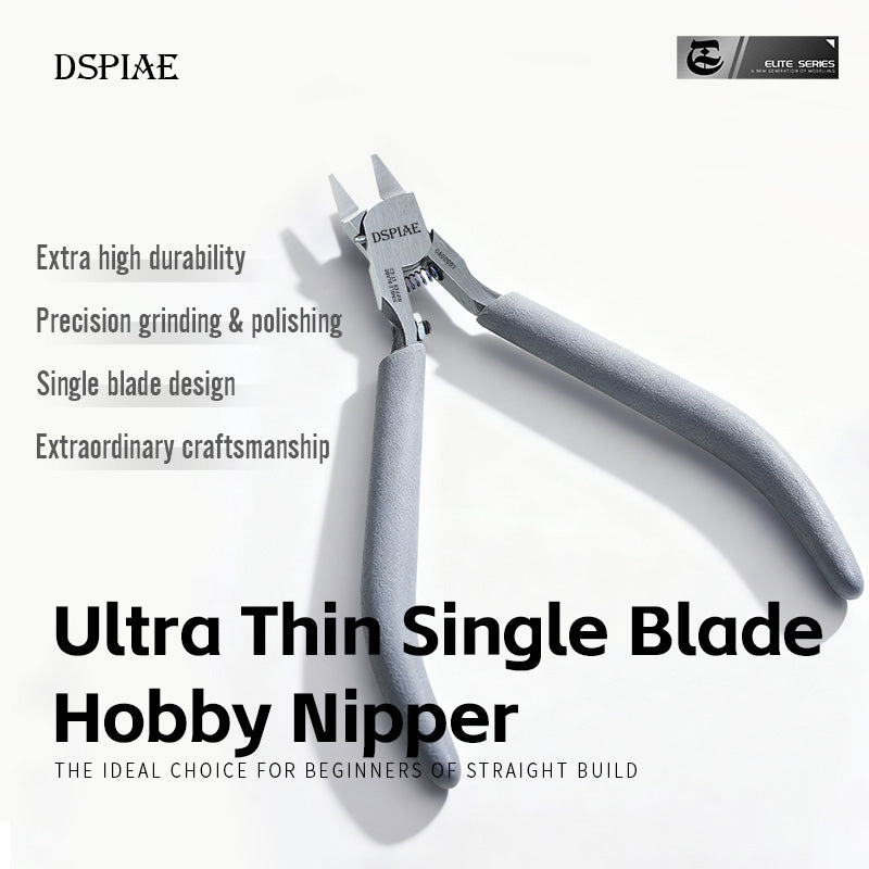 Maker graphic: ST-C2 ultra thin single blade hobby nipper with its Elite Series feature claims