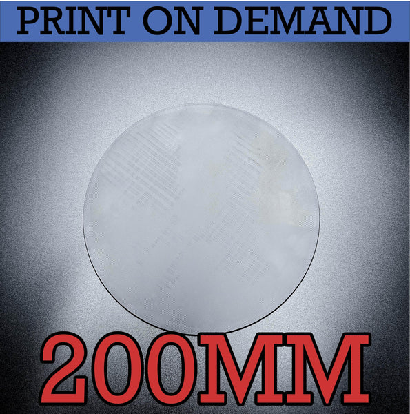 200mm Round Plain Plastic Base 3d Print - Hobby Heaven
