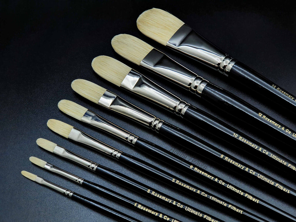 Rosemary & Co Pure Ultimate Bristle Filbert Series