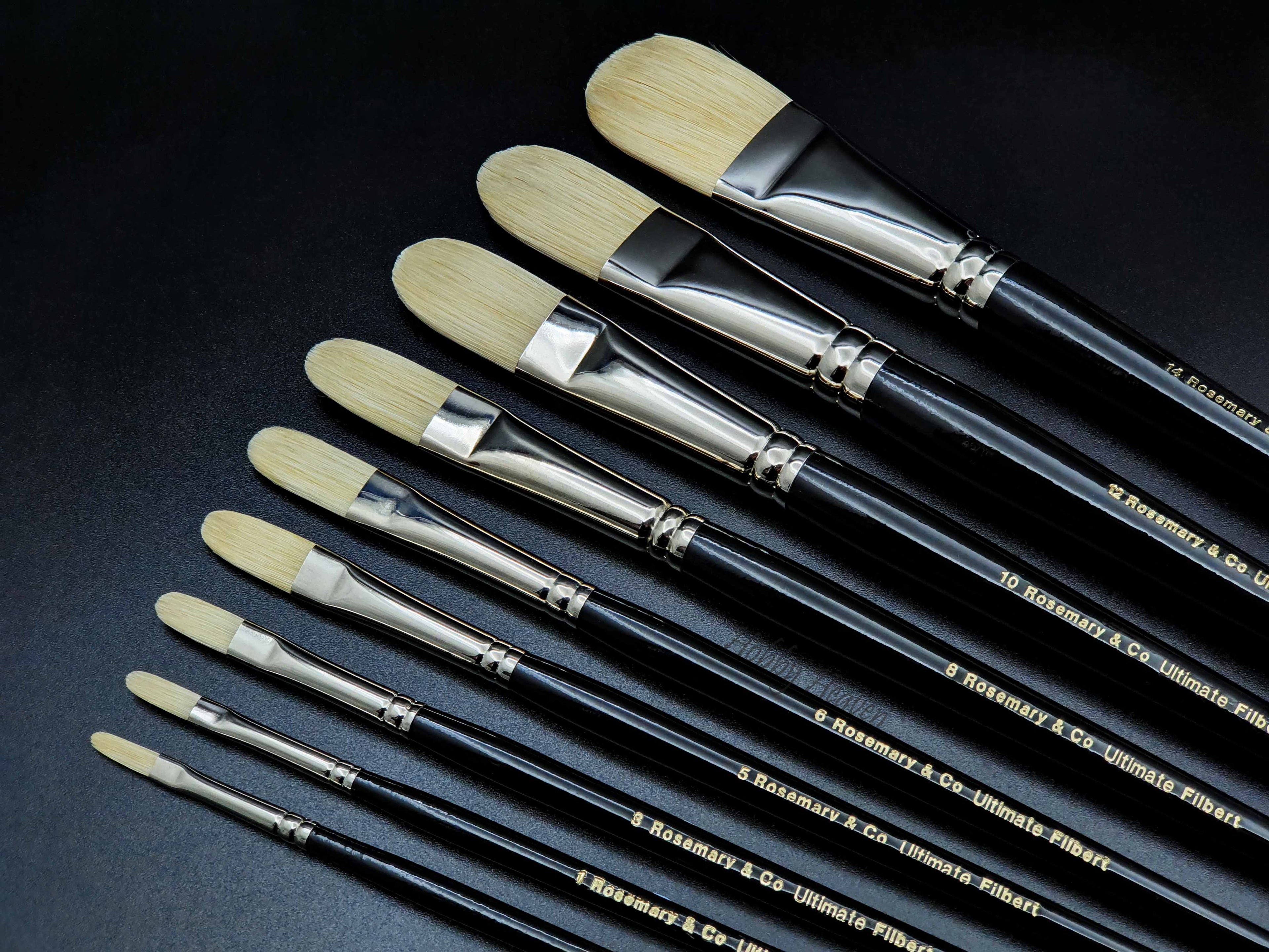 Rosemary & Co Pure Ultimate Bristle Filbert Series