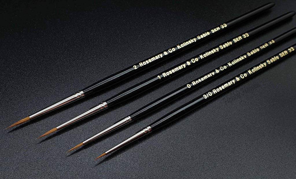 Rosemary & Co Series 33 Set — Kolinsky Sable Round