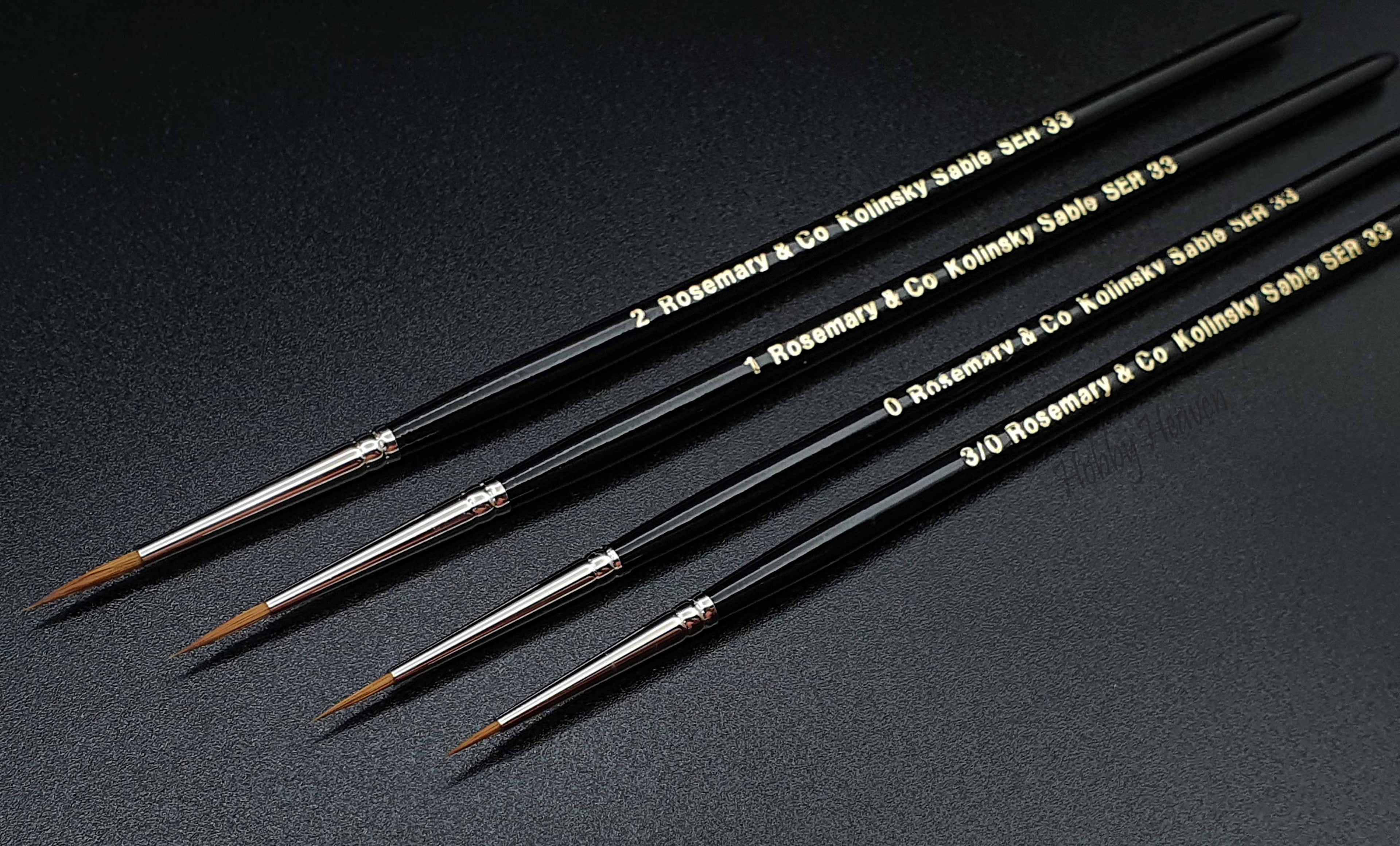 Rosemary & Co Series 33 Set — Kolinsky Sable Round