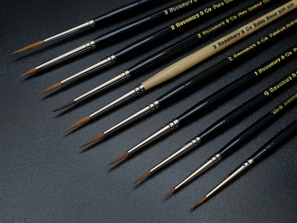 Rosemary & Co Workbench Warriors Set — Kolinsky Sable