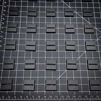 20mm Square Parallel Slotted Plastic Bases 3d Print - Hobby Heaven