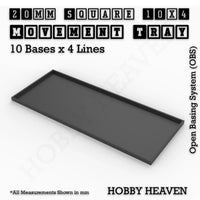 Square and Rectangle Movement Trays for Tabletop Games | Warhammer Compatible | Full Range
