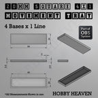 Square Movement Trays | OBS System | 20mm 25mm 30mm 40mm 50mm Bases
