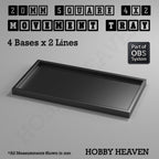 Square Movement Trays | OBS System | 20mm 25mm 30mm 40mm 50mm Bases
