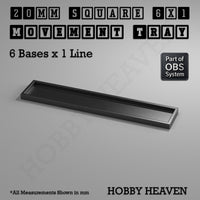Square Movement Trays | OBS System | 20mm 25mm 30mm 40mm 50mm Bases