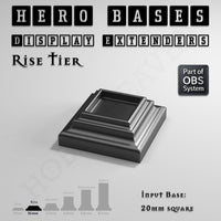 Hero Bases Display Extenders | Convert Gaming Bases to Display Bases & Plinths
