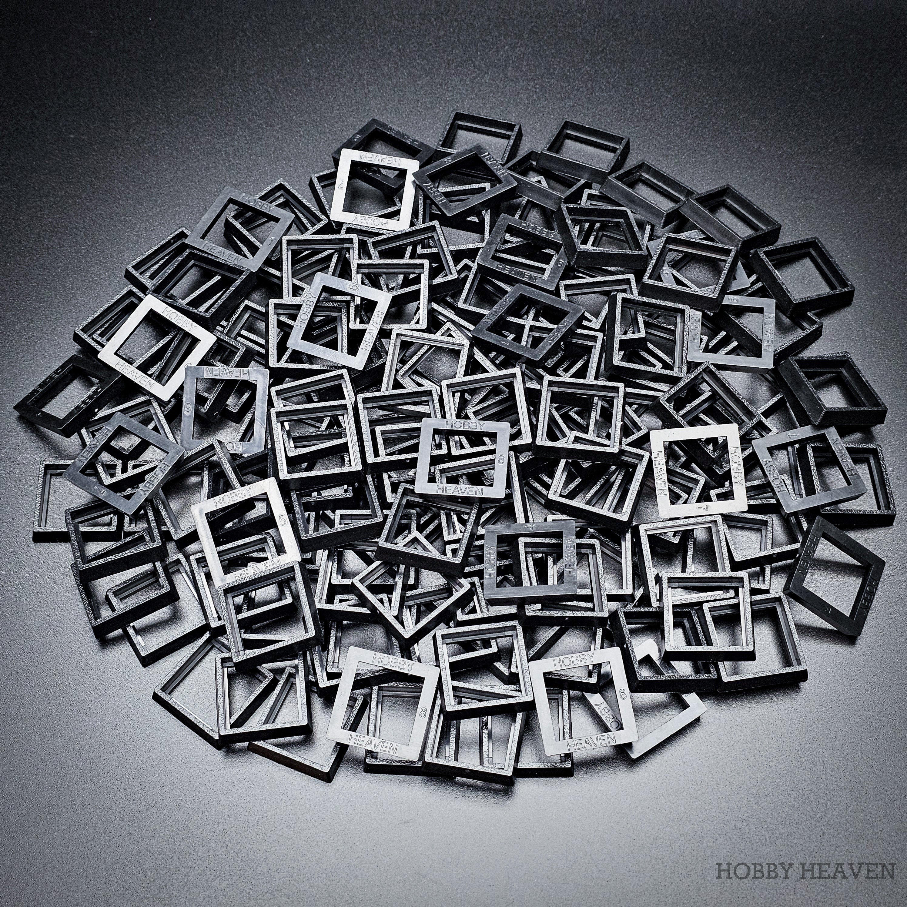 Premium base size converters displayed on black surface