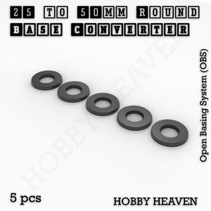 Round Bases Size Converters Round to Round 3d Print Full Range