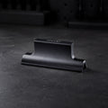 DSPIAE AS-25PPBK right angle sanding block in black anodised aluminium on a dark stone surface
