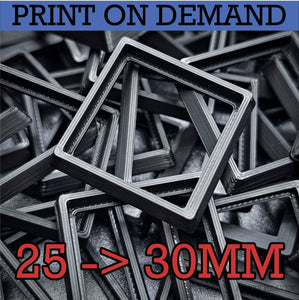 25 to 30mm Square Bases Converters 3d Print - Hobby Heaven