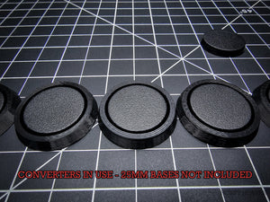 25 to 32mm Round Bases Converters 3d Print - Hobby Heaven