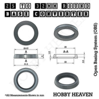 Round Bases Size Converters Round to Round 3d Print Full Range
