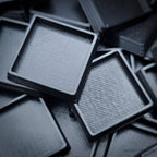 25mm Square Hollow Plastic Bases 3d Print - Hobby Heaven