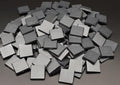 25mm Square Plain Plastic Bases Unbranded - Hobby Heaven