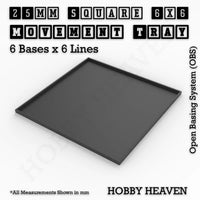 Square and Rectangle Movement Trays for Tabletop Games | Warhammer Compatible | Full Range
