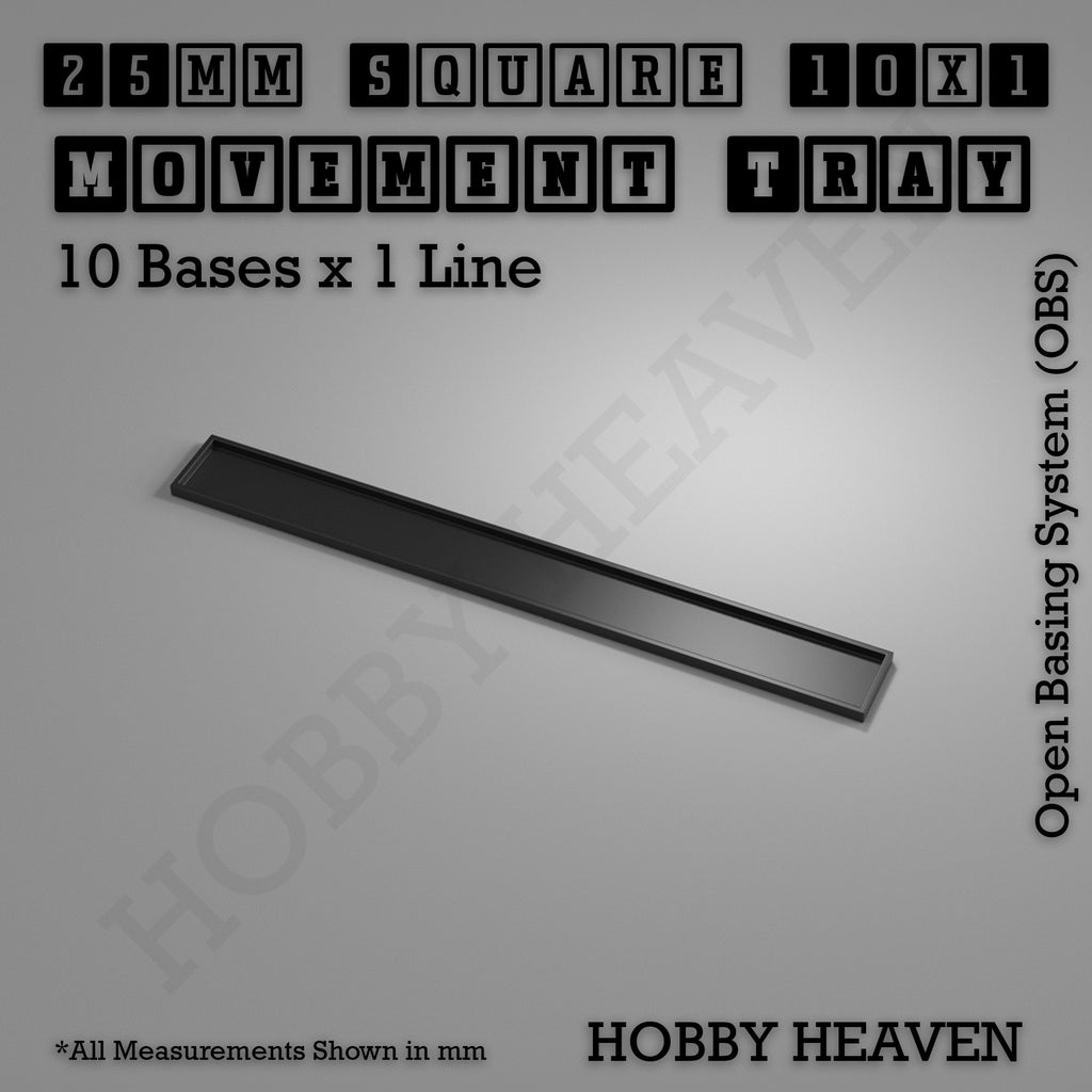 Square Movement Trays | OBS System | 20mm 25mm 30mm 40mm 50mm Bases