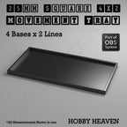 Square Movement Trays | OBS System | 20mm 25mm 30mm 40mm 50mm Bases