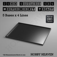 Square Movement Trays | OBS System | 20mm 25mm 30mm 40mm 50mm Bases
