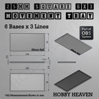 Square Movement Trays | OBS System | 20mm 25mm 30mm 40mm 50mm Bases