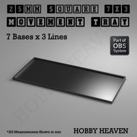 Square Movement Trays | OBS System | 20mm 25mm 30mm 40mm 50mm Bases
