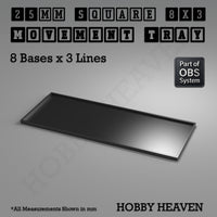 Square Movement Trays | OBS System | 20mm 25mm 30mm 40mm 50mm Bases