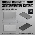 Square Movement Trays | OBS System | 20mm 25mm 30mm 40mm 50mm Bases