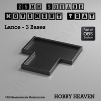 Square Movement Trays | OBS System | 20mm 25mm 30mm 40mm 50mm Bases