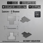 Square Movement Trays | OBS System | 20mm 25mm 30mm 40mm 50mm Bases