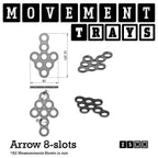 25mm Movement Trays for Tabletop Games | Waargaming | Full Range