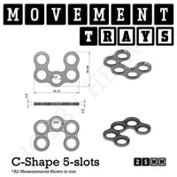25mm Movement Trays for Tabletop Games | Warhammer Compatible | Full Range