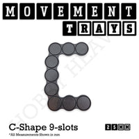 25mm Movement Trays for Tabletop Games | Warhammer Compatible | Full Range