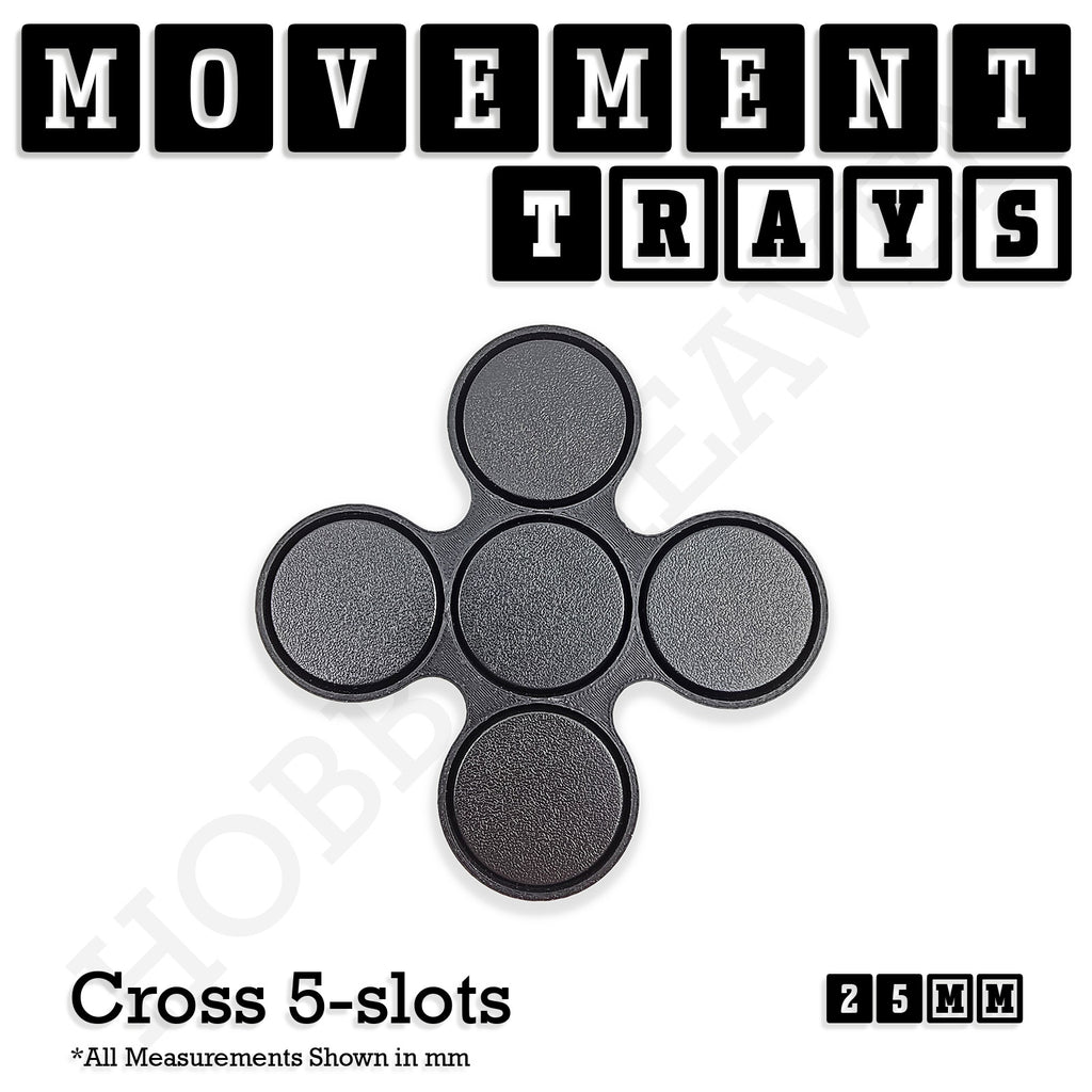 25mm Movement Trays for Tabletop Games | Waargaming | Full Range
