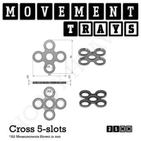 25mm Movement Trays for Tabletop Games | Warhammer Compatible | Full Range