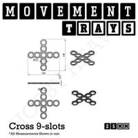 25mm Movement Trays for Tabletop Games | Warhammer Compatible | Full Range