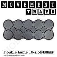25mm Movement Trays for Tabletop Games | Warhammer Compatible | Full Range