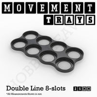 25mm Movement Trays for Tabletop Games | Warhammer Compatible | Full Range