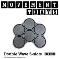 25mm Movement Trays for Tabletop Games | Warhammer Compatible | Full Range