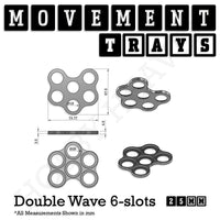 25mm Movement Trays for Tabletop Games | Warhammer Compatible | Full Range