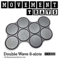 25mm Movement Trays for Tabletop Games | Warhammer Compatible | Full Range